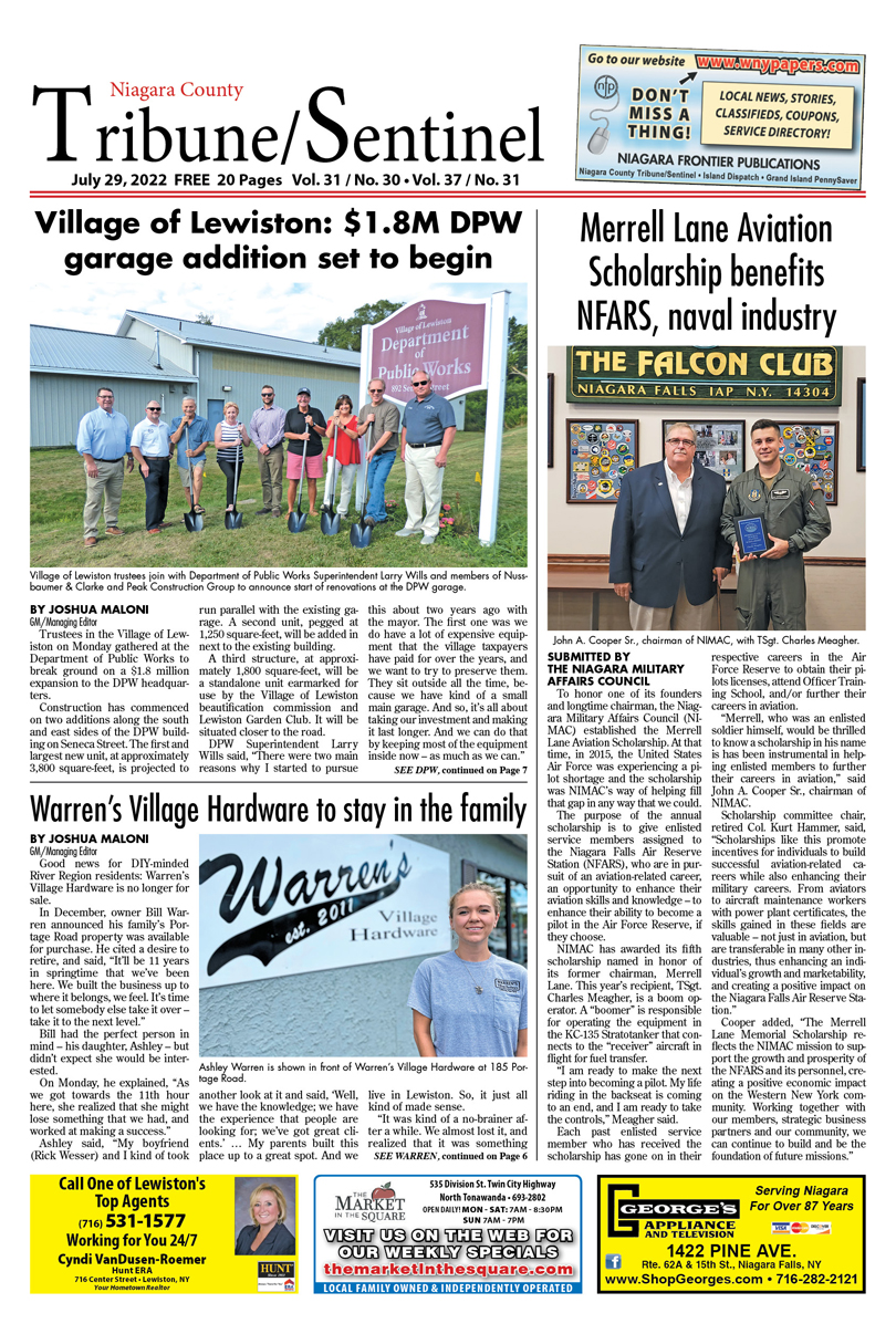 Full edition: The Tribune-Sentinel for July 29, 2022